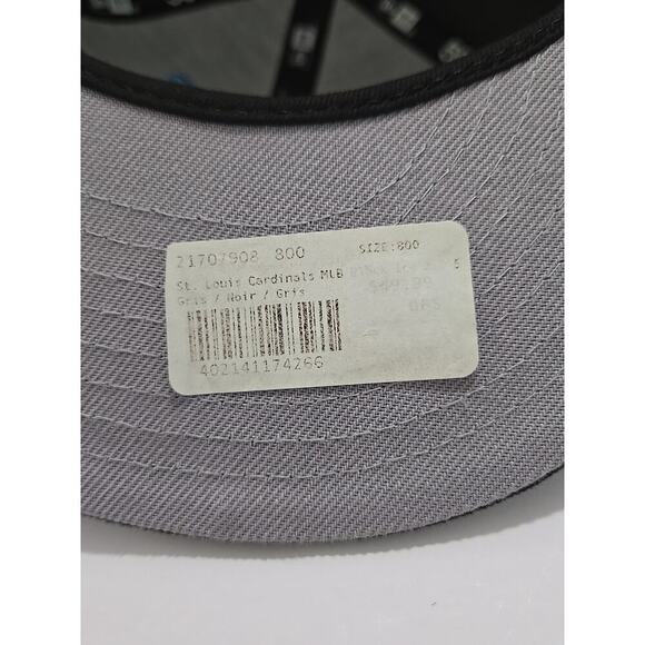 ST LOUIS CARDINALS 40TH YEARS PATCH HAT NEW ERA 59FIFTY BEER PACK Size 8 - Picture 10 of 11